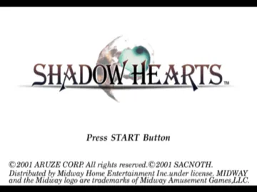 Shadow Hearts screen shot title